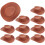 10Pcs Plast Miniatyr Västerhatts Hattar Dockskåp Cowboyhattar 6