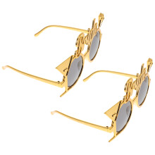 10St Eyewear Guld Bachelorette Fest Glasögon Fotodekor