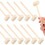 12Pcs Barn Träklubba Leksak Mini Hammare Hårtträ 11