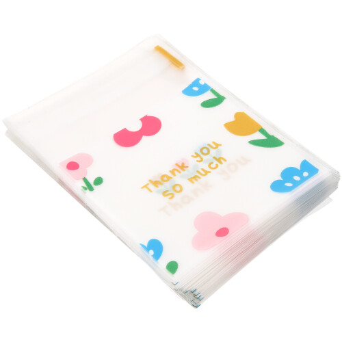 100Pcs Transparent Keksförpackningspåsar Med Snabblås