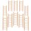 40Pcs Miniatyrträtrappor, Mikrolandskapstrappa, Dekorationsaccessoar 4
