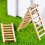 40Pcs Miniatyrträtrappor, Mikrolandskapstrappa, Dekorationsaccessoar 5
