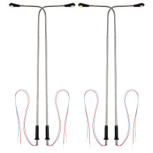4Pcs Sand Table Gatlampa Modell Ljusmodell Stolpmodell