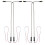 4Pcs Sand Table Gatlampa Modell Ljusmodell Stolpmodell 1