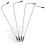 4Pcs Sand Table Gatlampa Modell Ljusmodell Stolpmodell 7