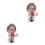 Handdocka Figur Berättande Docklek Fylld Fingerdocka 11
