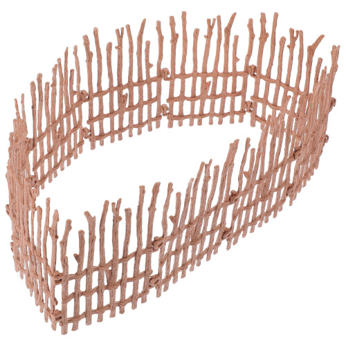 5 Set Miniatyr Lantgård Staket För Diy Mikro 2