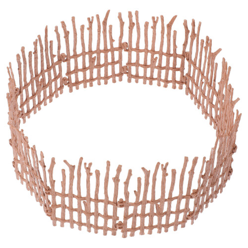 5 Set Miniatyr Lantgård Staket För Diy Mikro 1