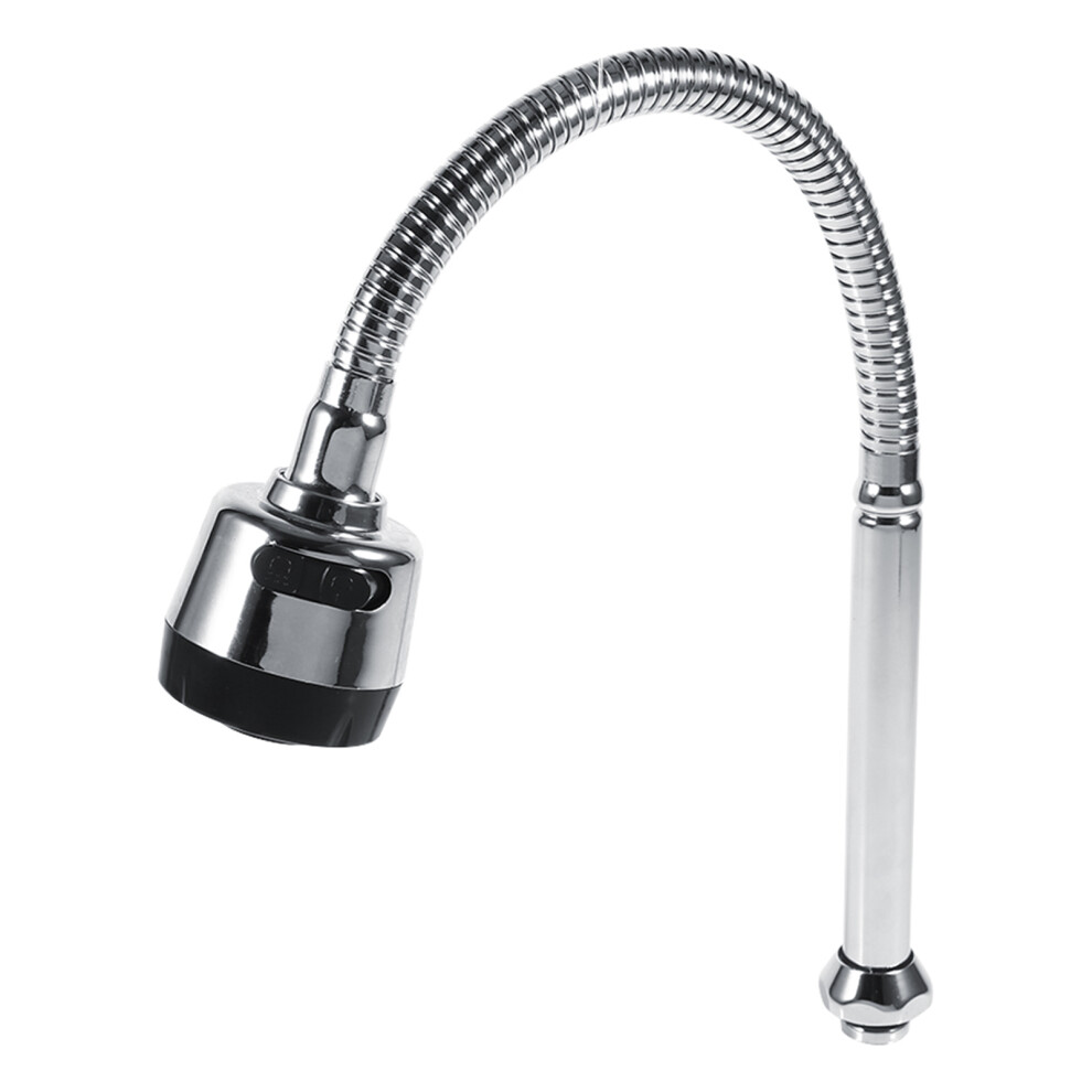 Swivel Spout Kitchen Faucet, Stainless Steel Material Dual Function Sprayer Head Flexible Pipe, Acid Resistance Corrosion Resistance Single Handle Con 9061222333292