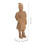 6Pcs Terrakotta-Krigare Figurer, Mini Häststatyer, Samlingsfigurer 3