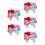 20St Mini Blomvas Rosa Sidenrosor Till Dockhus 10