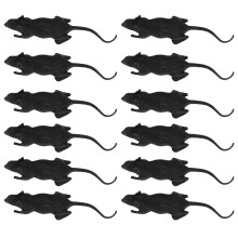 24 Pcs Tricky Props Set Råttor För Halloweenfest
