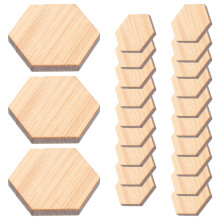 48St Khaki Miniatyrgolv Hexagon För Dockhus