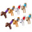 8Pcs Mini Hundformade Poprör Teleskopisk Lekstav För Hundslek 6