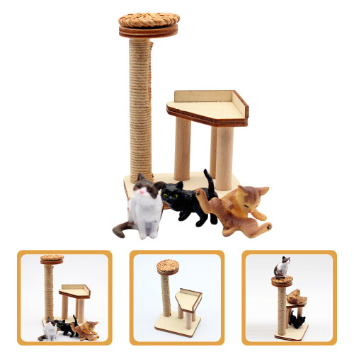 1 Set Dockskåpa Kattramla Mini Modell 2