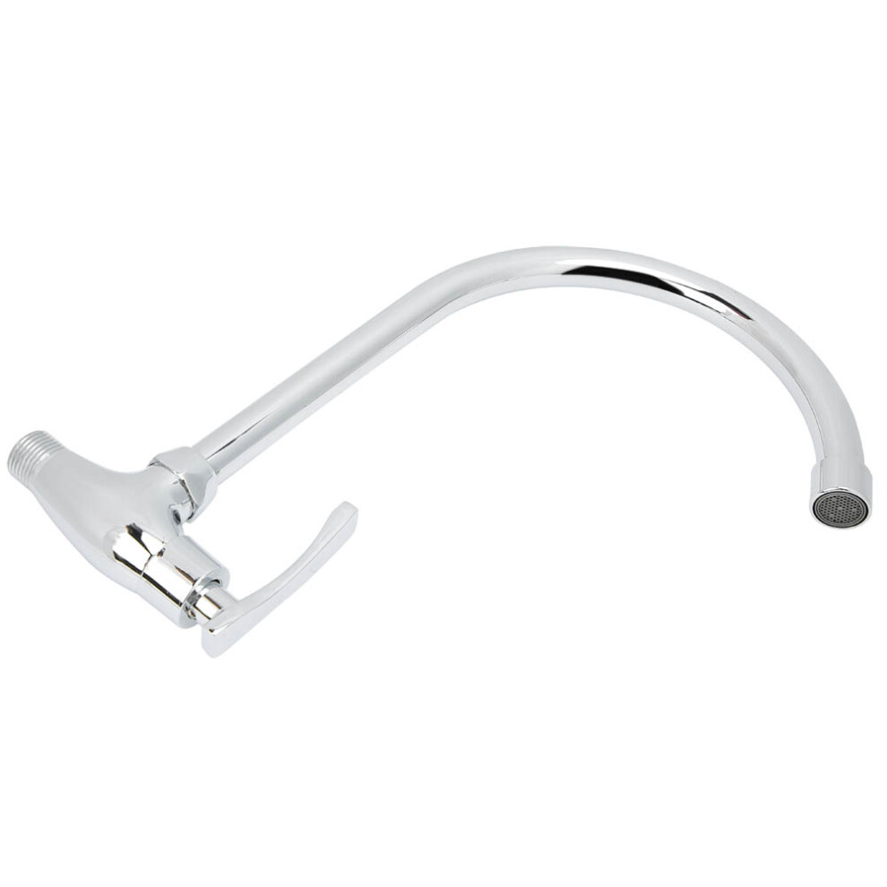 Zinc Alloy High Arc Faucet, Solid Brass Cold Water Dispenser Offering Durability And Convenience With Easy Installation And Ergonomic Handle 9061222330888