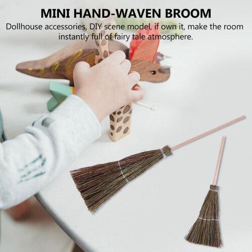 2 Delar Mini Handvåvat Käpp Har Tillbehör 2