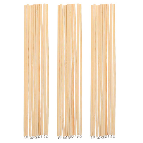 30Pcs Trädockstavar, Armkontrollstavar I För Dockor, Beige, 20Cm