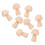 10Pcs Diy Simulerade Svampornament Av , Graffiti Svampdekorationer 1