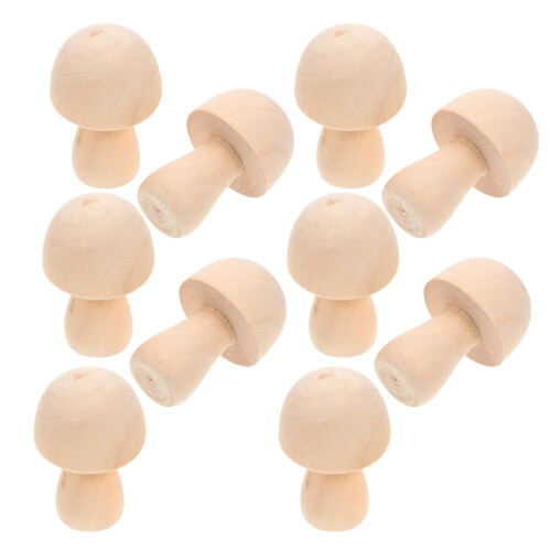 10Pcs Diy Simulerade Svampornament Av , Graffiti Svampdekorationer 2