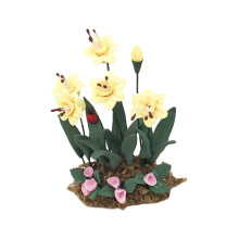 3 Delar Fickmodell Möbel Minibonsai Epitom Lekehus För Barn