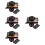 4 Set Dockshus Tallrik Chopsticks Miniatyrer Föreställningslek 9