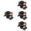 4 Set Dockshus Tallrik Chopsticks Miniatyrer Föreställningslek 8