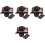 4 Set Dockshus Tallrik Chopsticks Miniatyrer Föreställningslek 5