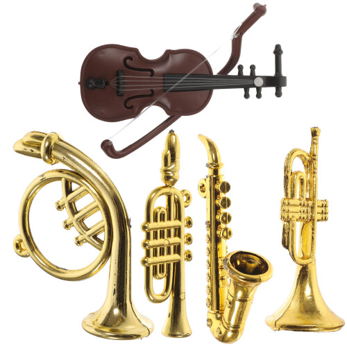 15St Miniinstrumentset Färgglada Plastinstrumennt Dockhus