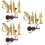 15St Miniinstrumentset Färgglada Plastinstrumennt Dockhus 9