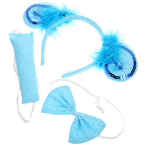 3 Set Halloween Kostym Barn Hårband Horn 2