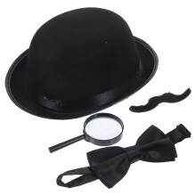 1 Set Detektiv Cosplay-Prop Kostym För Rollspel Förtäckningsspel