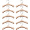 10Pcs Träklädhängare 6 Cm För Bjd Dockor Tillbehör 3