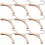 10Pcs Träklädhängare 6 Cm För Bjd Dockor Tillbehör 9