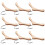 10Pcs Träklädhängare 6 Cm För Bjd Dockor Tillbehör 7