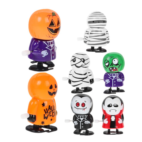7Pcs Halloween Trick Props Vindupp Leksaker Simulerad Skrämmande