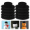 15Pcs Mini Dockshattar, Snögubbsdekoration, Miniatyrhättar 3