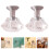 4St Mini Taklampa Silver Miniatyr Möbel Simulering 9