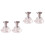 4St Mini Taklampa Silver Miniatyr Möbel Simulering 5