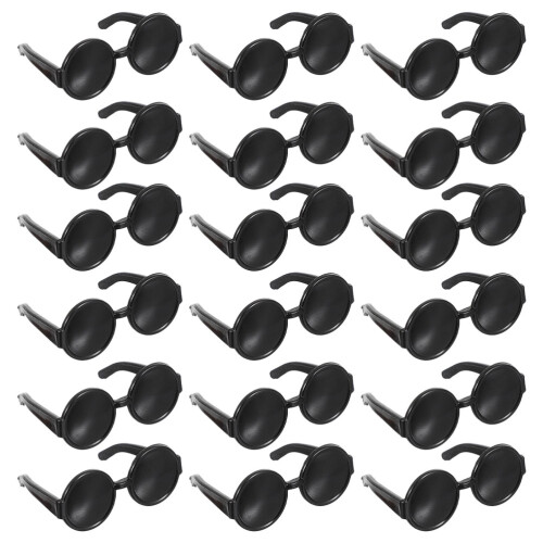 100Pcs Dockglas Minisolvglaskor För Dockor Tillbehör