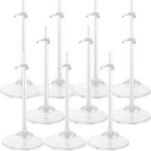 10Pcs Plast Dockställningar För Skrivbord