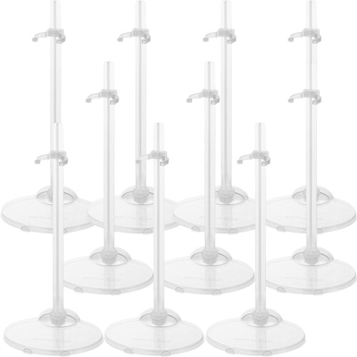 10Pcs Plast Dockställningar För Skrivbord