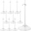 10Pcs Plast Dockställningar För Skrivbord 6