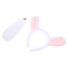 Söt Plush Öron Huvudband Set För