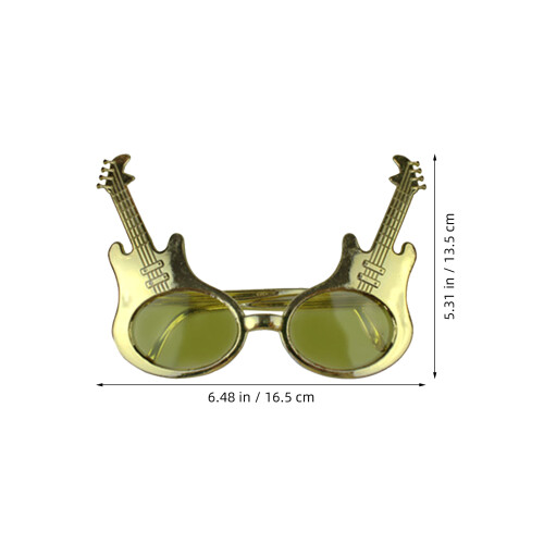 6Pcs Skämtglas Med Gitarrdesign Festlig 1