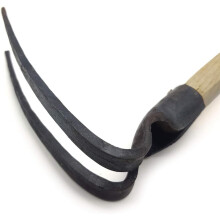 2-in-1-Gartengerät, leichter, ergonomischer Griff mit robuster Handhackenfunktion, flexible und dennoch starke elastische Stahlkonstruktion für