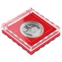 Metallmynt med slående design, minnesvärd lyckoamulett med lyckobringande välsignelser och skyddande fodral, perfekt för hem- eller