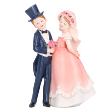 Decorazioni romantiche per torte nuziali, statuine degli sposi: squisite decorazioni per torte nuziali in resina di alta qualità, regali per