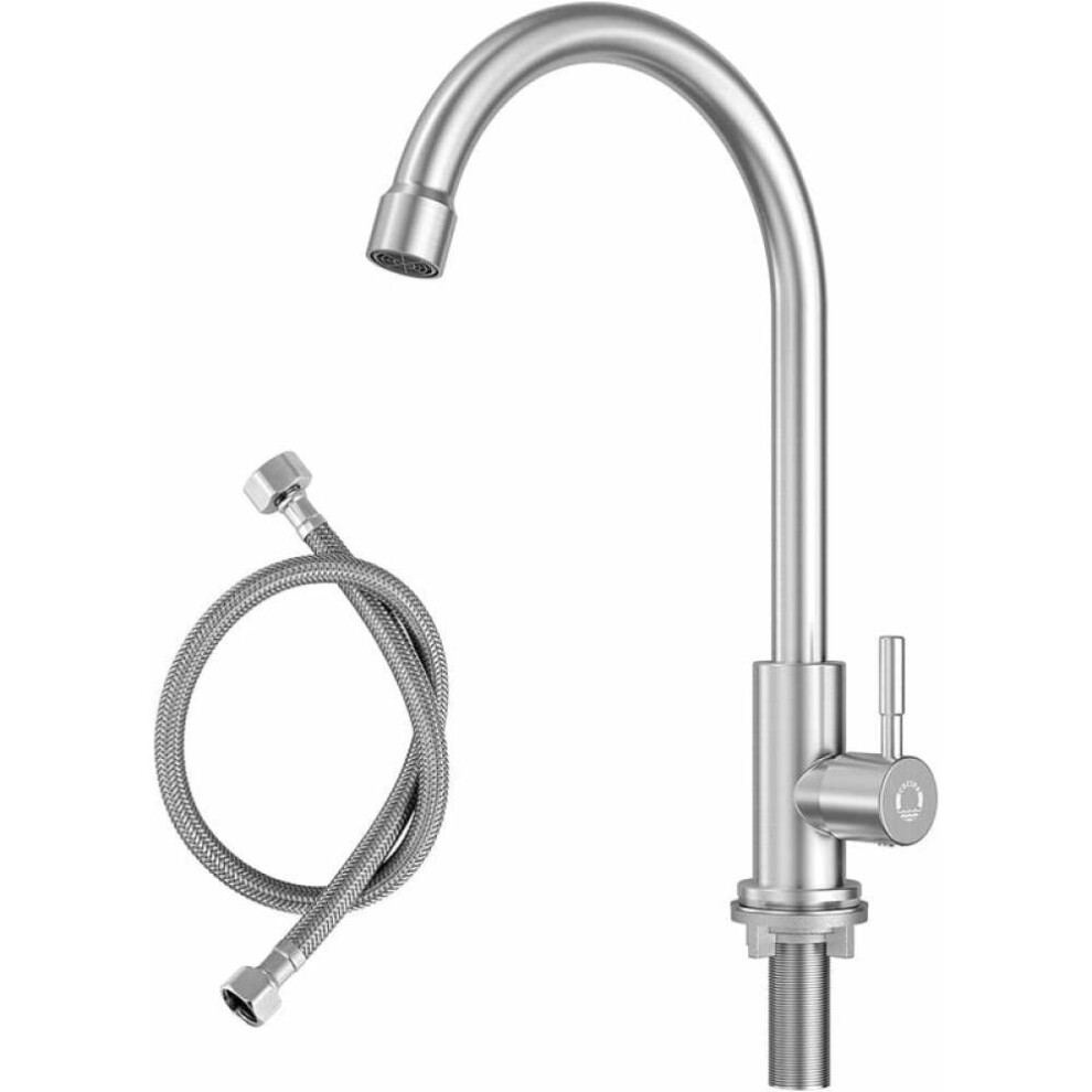 Water Supply Line For Sink And Tap, Faucet Hose Connector With 304 Stainless Steel Braiding, High-Performance Faucet Supply Lines For Bathroom And Kit 9061222336095