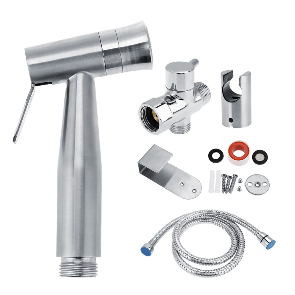Hygiene Enhancer, Stainless Steel Bidet Sprayer Kit With Adjustable Pressure For Seamless Personal Care And Cleaning 9061222367358